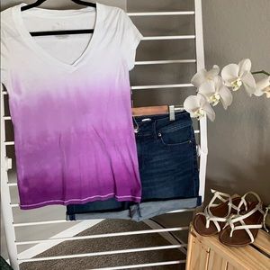 No Boundaries Hand Dyed Ombré T-shirt, size L